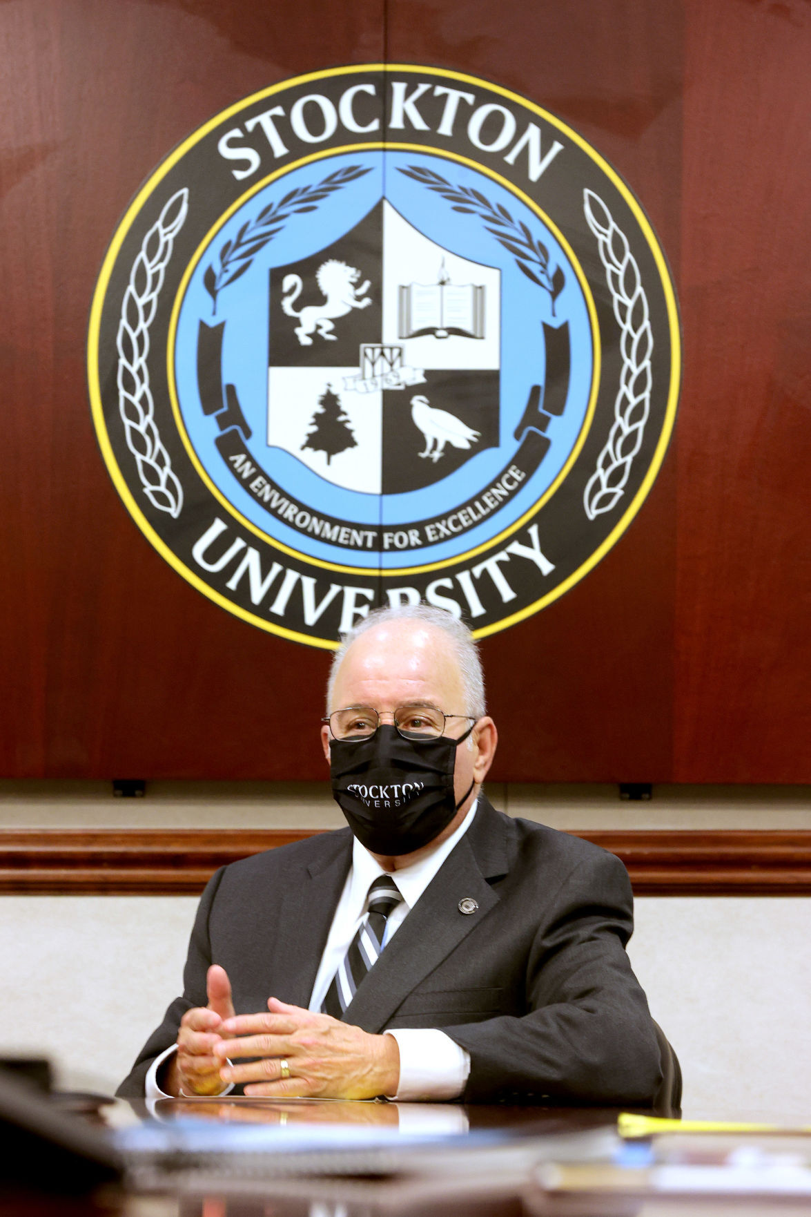 Stockton University President Harvey Kesselman